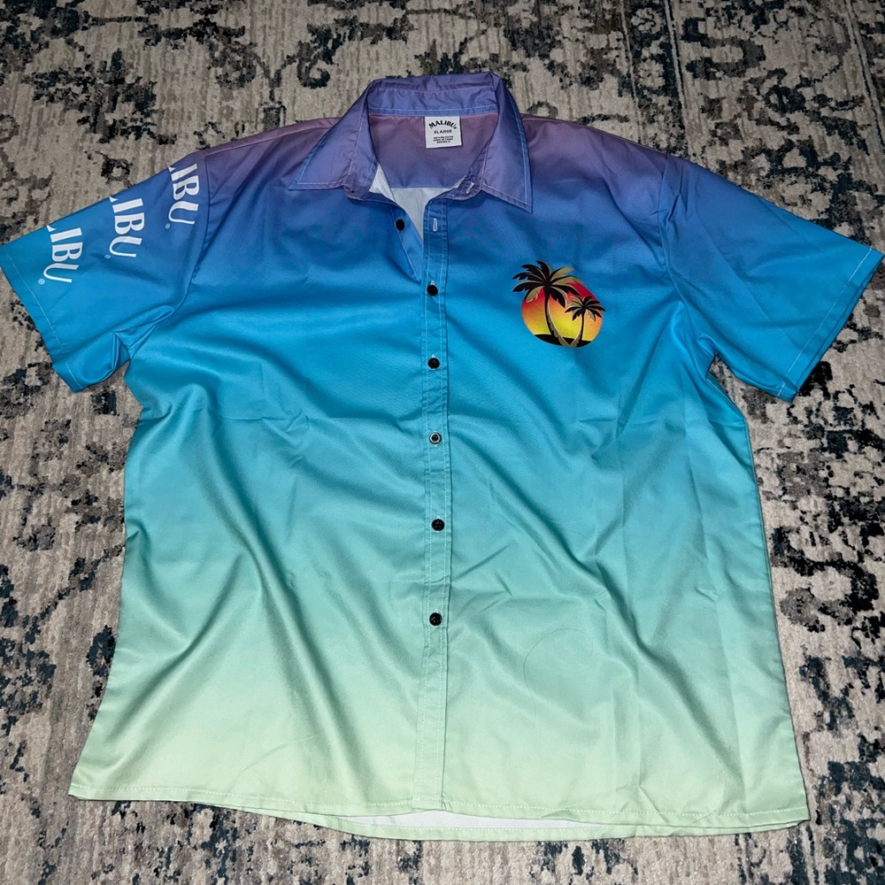 Malibu Rum Button Down